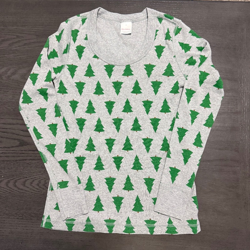 Hanna Andersson Women’s Holiday Cotton Pajamas Top Size XS